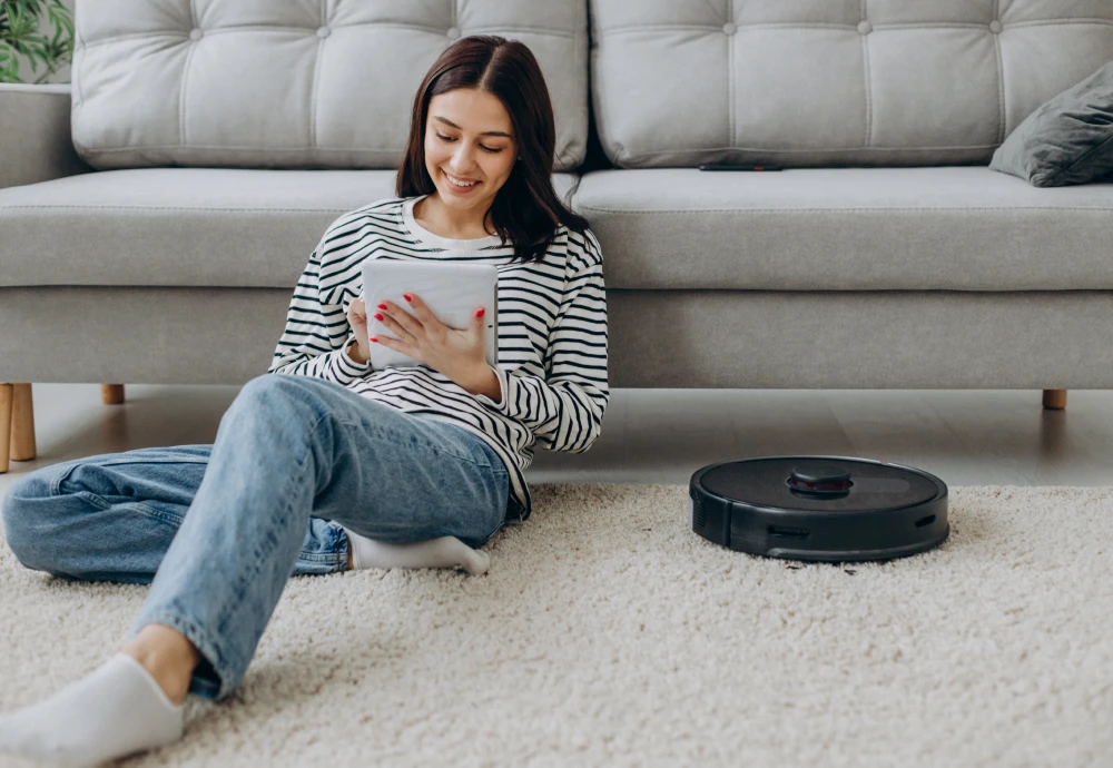 smart robot vacuum cleaner-white